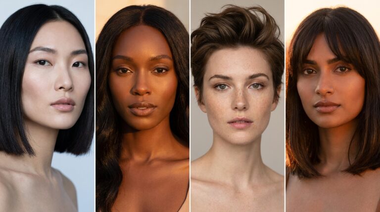 The Best Hairstyles for Diamond Face Shapes